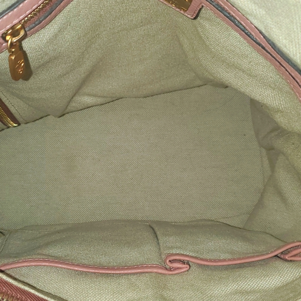 🇮🇹VERY RARE MCM Pink Leather Large Backpack - Picture 11 of 16